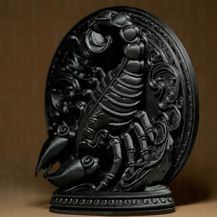 Sculpture Signe Astrologique scorpion - Statuette Zodiaque Design Moderne
