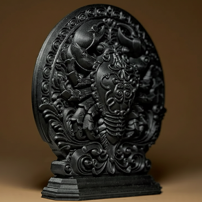 Sculpture Signe Astrologique Cancer - Statuette Zodiaque Design Moderne