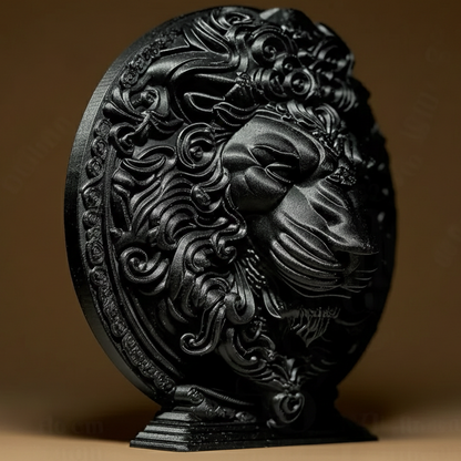 Sculpture Signe Astrologique Lion - Statuette Zodiaque Design Moderne