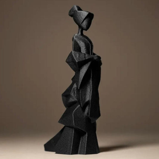 Figurine Geisha Japonaise Design - Objet de Décoration Asiatique Moderne